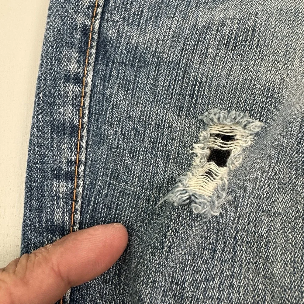 VTG Y2K True Religion Joey Jeans Twisted Flare Men 31x33 Distressed Flap Pockets